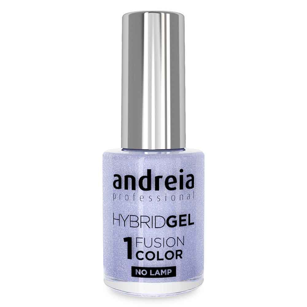 Andreia Professional Hybrid-Fusion Color Gel Nagellack-I Do!-ID6 Himmelblau mit Silberglanz. 10.5ml