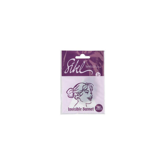 Sibel Netz f&uuml;r Haarknoten Chignon Blond x2