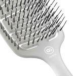Olivia Garden Essential Care Brush Flex Ice Gray - Fine Hair