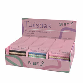 Sibel Twisties Haargummis Mehrfarbig Anzeige 30Stk