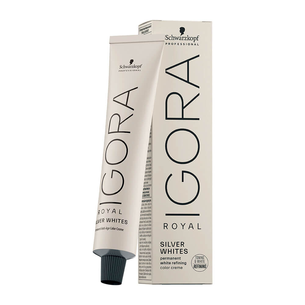 Schwarzkopf Igora Royal Silver Whites Permanent Haarfarbe 60ml Graulila