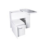 S-PRO SALON SERVICES Swing Top Manicure Table