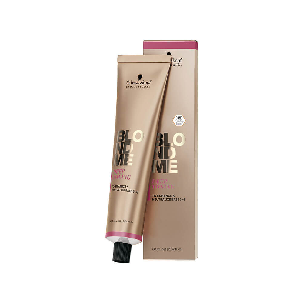 Schwarzkopf Professional Blond Me Permanent Haarfarbe Deep Toning 60ml Tiefkastanienbraun