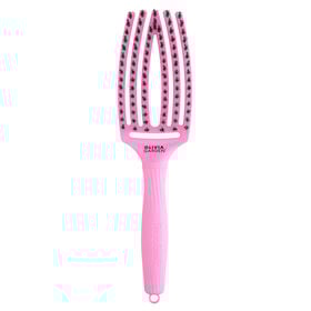 Olivia Garden Fingerbrush Wildschwein- und Nylonbürste ThinkPink Pink Tokyo