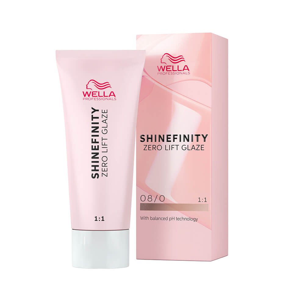 Wella Professionals Shinefinity Zero Lift Glaze Demi-permanente Haarfarbe 08/0 Natural Latte 60ml