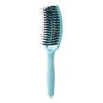 Olivia Garden Fingerbrush Care Dolce Vita Iconic Wildschwein- und Nylonbürste Himmelblau