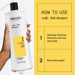Nioxin System 1 Kopfhaut + Haar Shampoo 1l