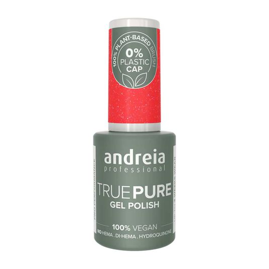 Andreia Professional True Pure Hema-freier gellack - T20 Glitzer Neon-Pink 10.5ml