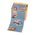 SIBEL Gepr&auml;gte Alufolie Rolle 12,7x97m 15&micro; SS26 PopArt Ltd