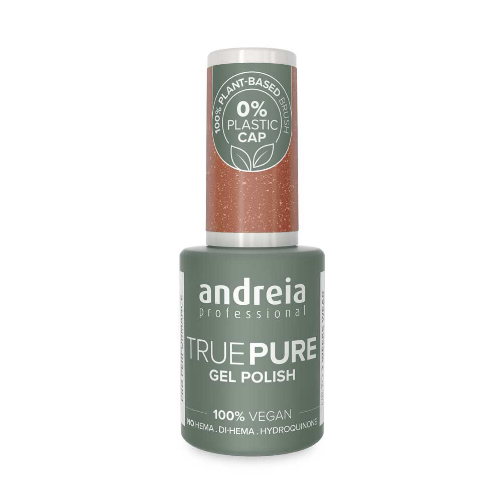 Andreia Professional True Pure Hema-freier Gellack - T53 Braun Mit Zartem Glitzer 10.5ml