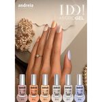 Andreia Professional Hybrid-Fusion Color Gel Nagellack-I Do!-ID6 Himmelblau mit Silberglanz. 10.5ml