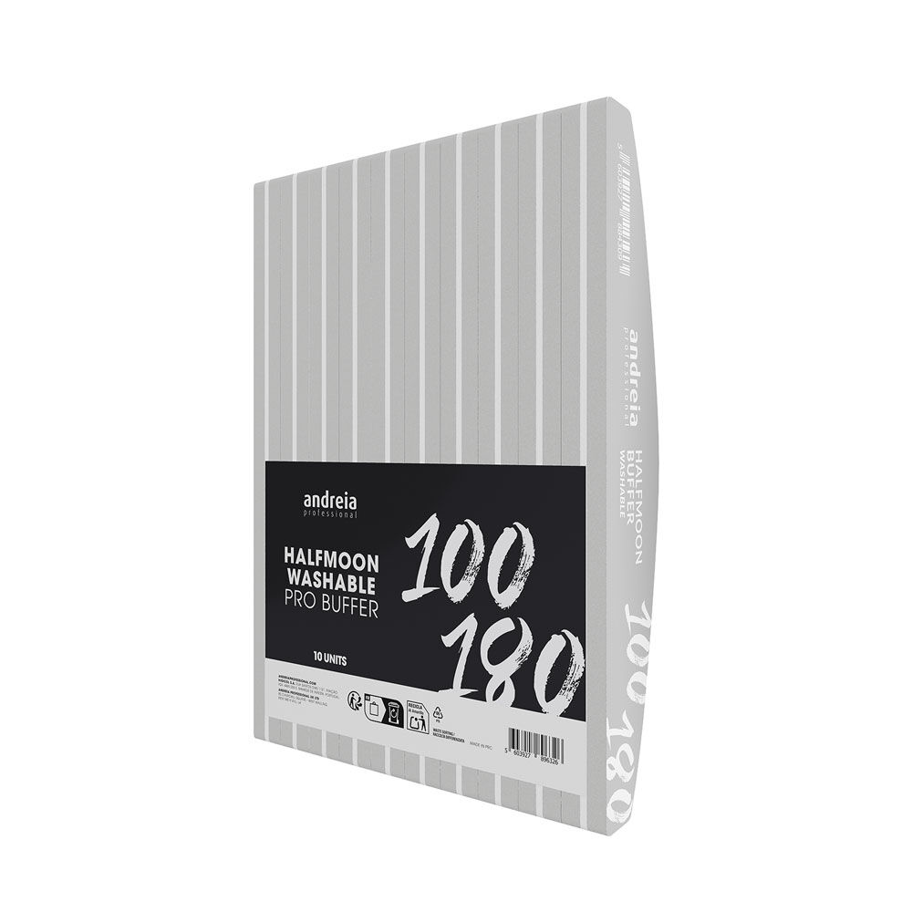 Andreia Professional Halfmoon Washable Pro Buffer 100/180 10 St&uuml;ck