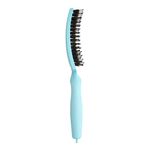 Olivia Garden Fingerbrush Care Dolce Vita Iconic Wildschwein- und Nylonbürste Himmelblau