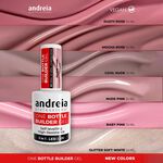 Andreia Professional One Bottle Builder Gel 3 In 1 - Aufbaugel 3 In 1 Geringe Viskosität - Mokka-Rosé 14ml