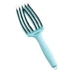 Olivia Garden Fingerbrush Care Dolce Vita Iconic Wildschwein- und Nylonbürste Himmelblau