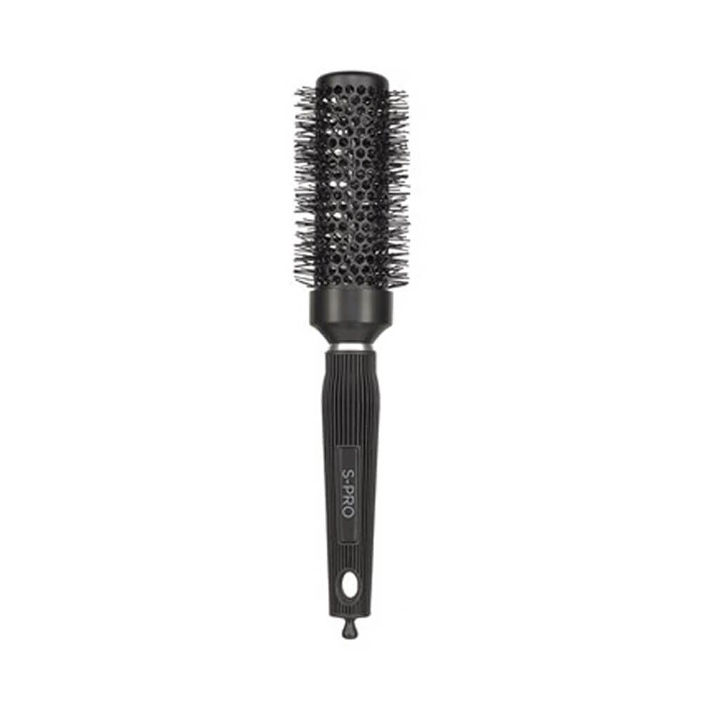 S-PRO Ionische Keramik-Bürste 34mm Schwarz S-PRO Ionische Keramik-Bürste 34mm Schwarz