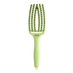 Olivia Garden Fingerbrush Care Dolce Vita Iconic Wildschwein- und Nylonbürste Pistaziengrün