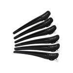 Sibel Abteilklammern Carbon-Alu 10cm Schwarz 6 St.