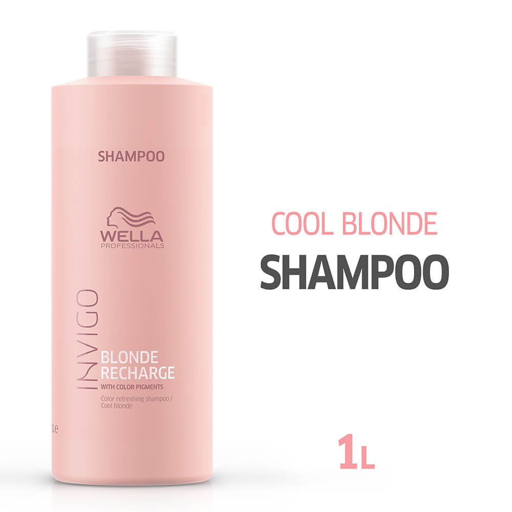 Wella Invigo Blonde Recharge Shampoo Cool 1l
