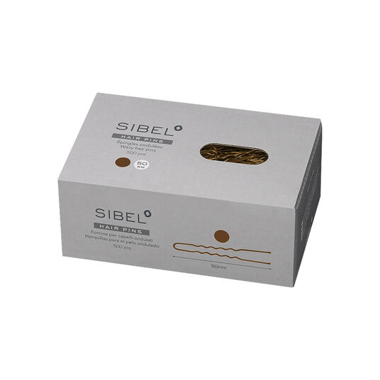 Sibel Metallnadeln Gewellt 50mm Braun 500 Stk.
