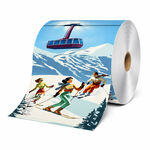Sibel Alpine Glow Gepr&auml;gte Alufolienrolle 12,7 cm x 97 m