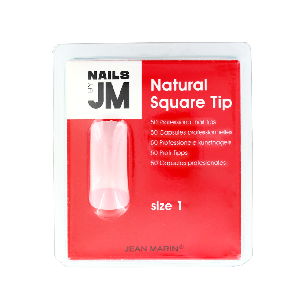 Jean Marin Nageltips Natural Square 50pcs Jean Marin Nageltips Natural Square 50pcs