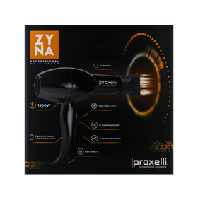 Proxelli Haartrockner Zyna 1500W Schwarz