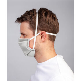 Wiederverwendbare Gesichtsmaske Hellgrau 4 St.