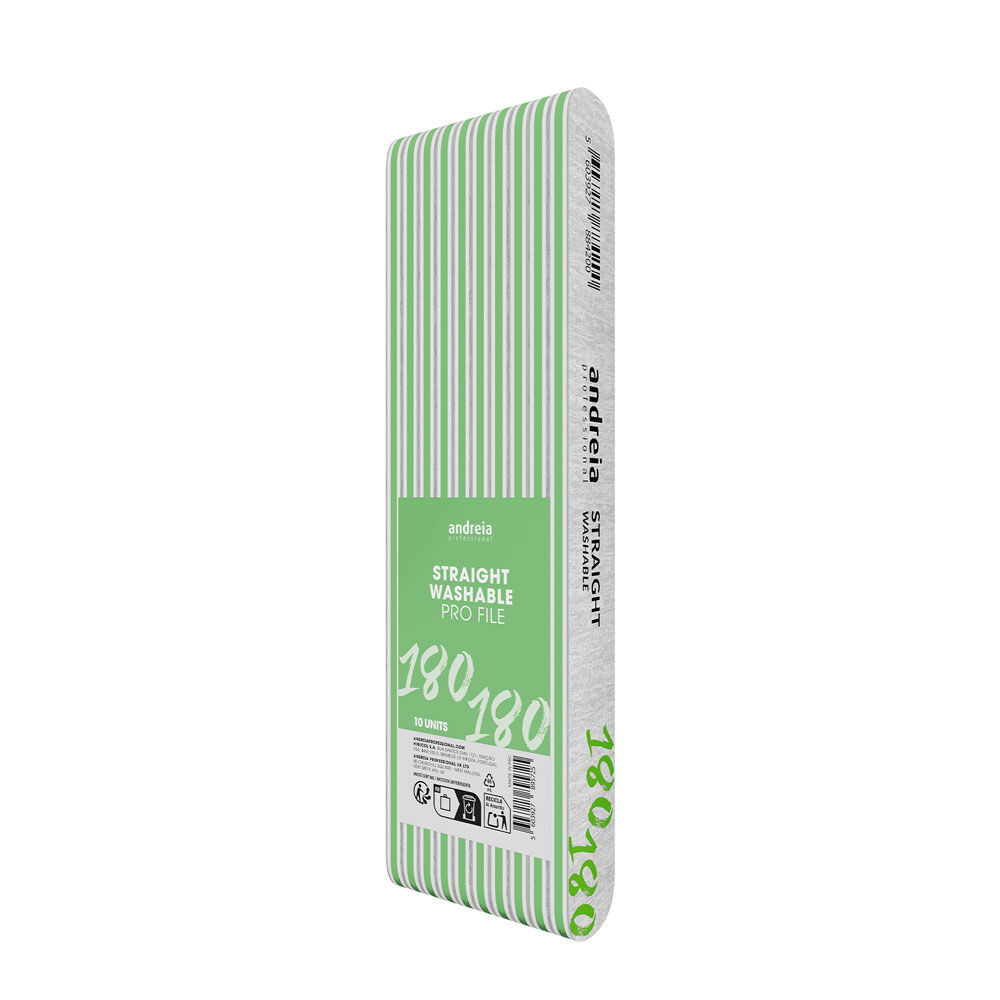 Andreia Professional Straight Washable Pro File 180/180 10 St&uuml;ck