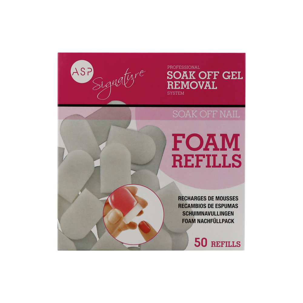 ASP Signature Soak off Nail Foams Refill 50pcs ASP Signature Soak off Nail Foams Refill 50pcs
