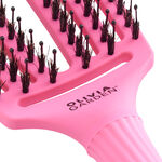 Olivia Garden Fingerbrush Wildschwein & Nylon Thinkpink Blasenrosa