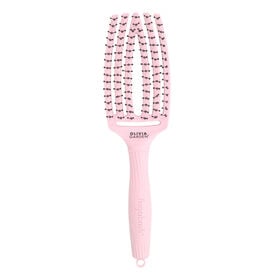 Olivia Garden Fingerbrush Care Iconic Haarb&uuml;rste mit Doppelborsten &ndash; Pastellrosa