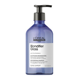 L'Oréal Professionnel Série Expert Blondifier Gloss Shampoo für Blondes und Blondiertes Haar 500ml