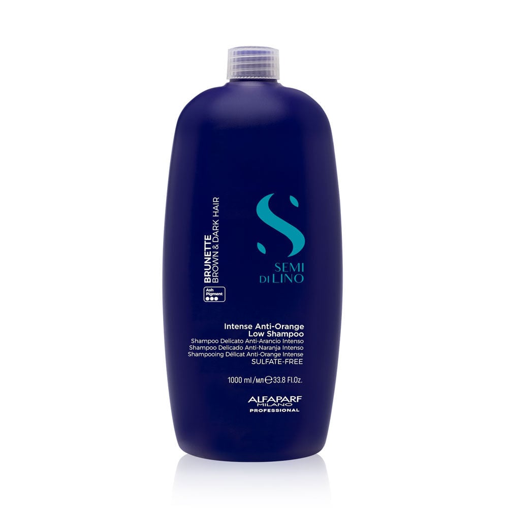 Alfaparf Milano Semi Di Lino Brunette Sanftes Anti-Orange-Stich-Shampoo 1L