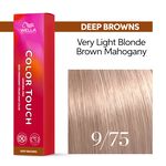 Wella Professionals Color Touch Demi-permanente Haarfarbe 9/75 Lichtblond Braun mahagoni 60ml