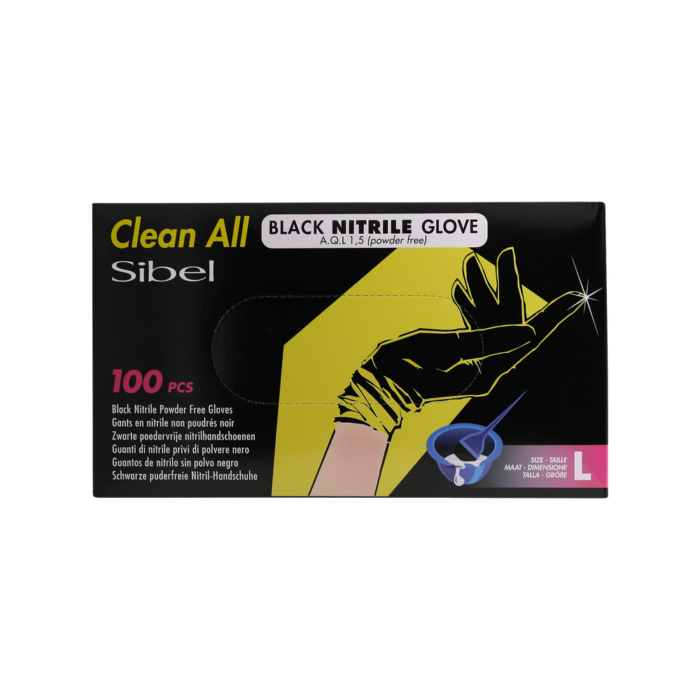 Clean All Gloves Nitrile Black