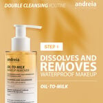 Andreia Professional &Ouml;l-zu-Milch Make-up-Entferner 110ml