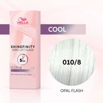 Wella Professionals Shinefinity Zero Lift Glaze Demi-permanente Haarfarbe 10/8 Opal Flash 60ml