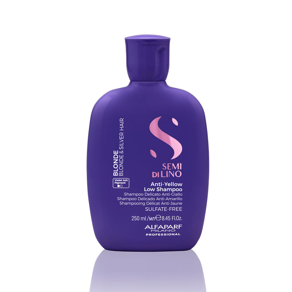 Alfaparf Milano Semi Di Lino Blonde Sanftes Anti-Gelbstich-Shampoo 250ml