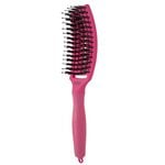 Olivia Garden Fingerbrush Pflege Ikonisch Wildschwein & Nylon Heißes Rosa