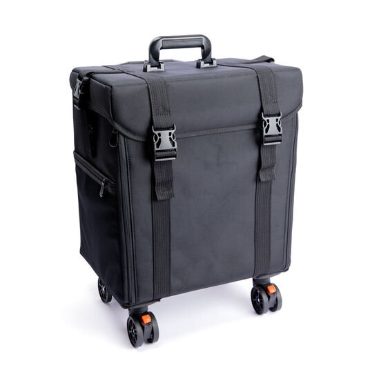 S-PRO Trolley Koffer Nagelk&uuml;nstler Schwarz 
