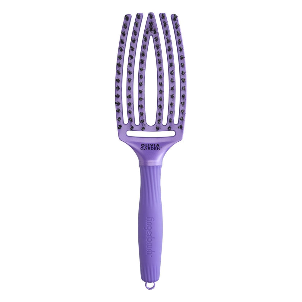 Olivia Garden Fingerbrush Iconic Wildschweinborsten & Nylon - Fall And Beyond Kollektion - N3P7UN3 Indigo