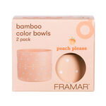 Framar Peach Please Bamboo Bowls 2pcs