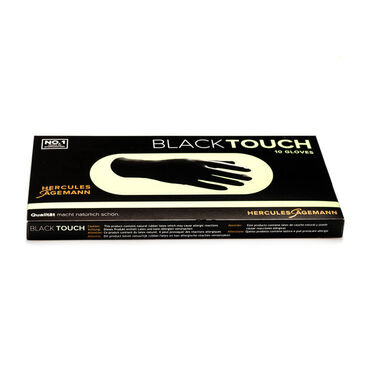 Hercules Black Touch Handschuhe Latex L 10 pcs