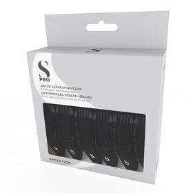 S-PRO Strong Abteilklammern 11cm Schwarz 6St.