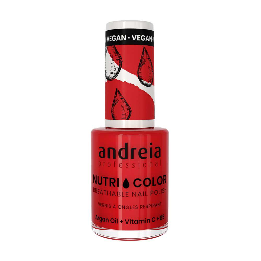 Andreia Professional Nutri Color Nagellack - NC 37 Dunkles Rot-Orange 10.5ml