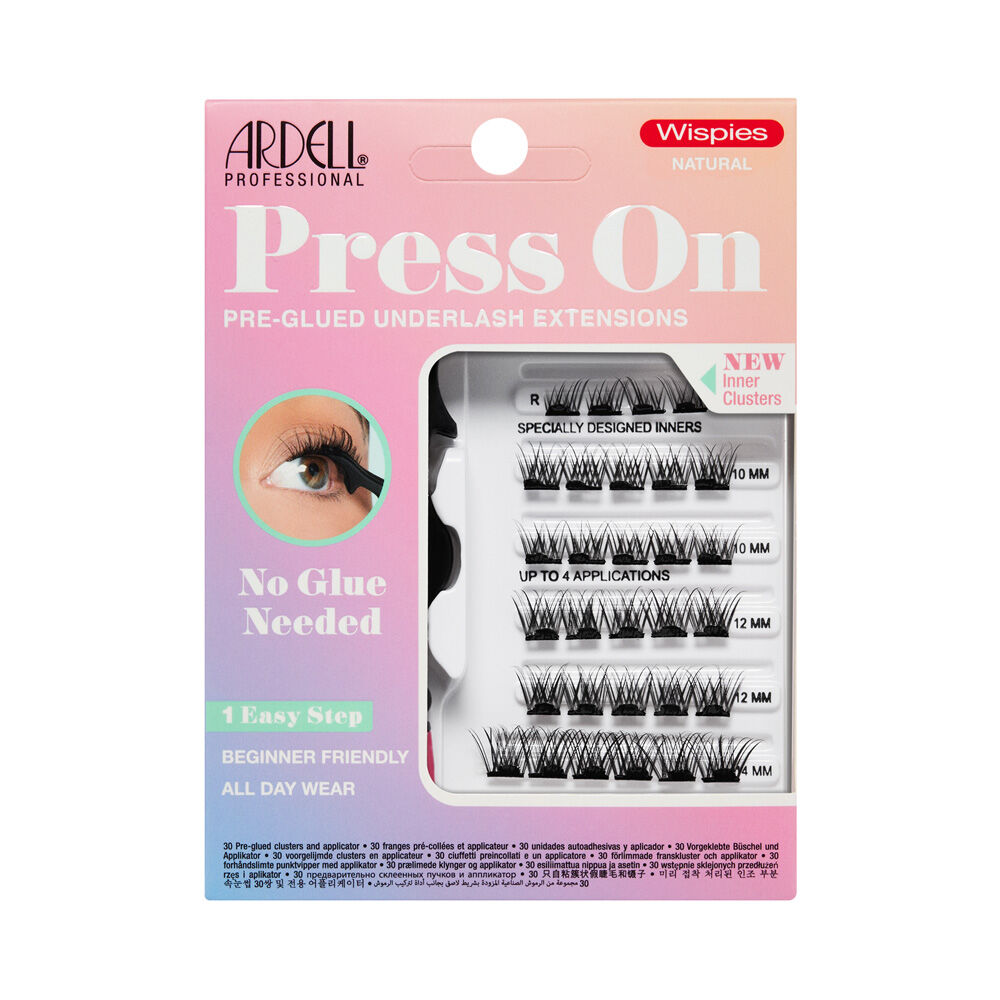 Ardell Press On Wispies Natural 30ct + Applicator Ardell Press On Wispies Natural 30ct + Applicator