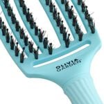 Olivia Garden Fingerbrush Care Dolce Vita Iconic Wildschwein- und Nylonbürste Himmelblau