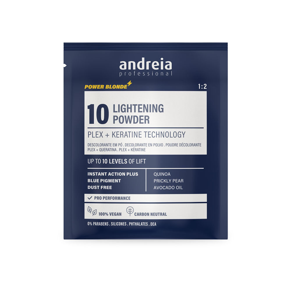 Andreia Professional Power Blonde 10 - Veganes blaues Bleichpulver 30g