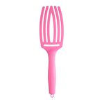 Olivia Garden Fingerbrush Care Dolce Vita Iconic Wildschwein- und Nylonbürste Rosa Granita